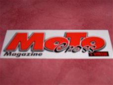 sticker Motocross magazine