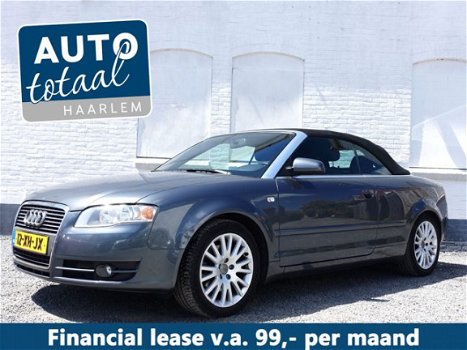 Audi A4 Cabriolet - 1.8 Turbo Pro Line Plus -Navi -ECC-Elektrische kap, LMV-S-LINE - 1