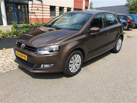 Volkswagen Polo - 1.2 Easyline |49912|Airco|Stuurwiel bediening|Toffee brown metallic|Half leder - 1