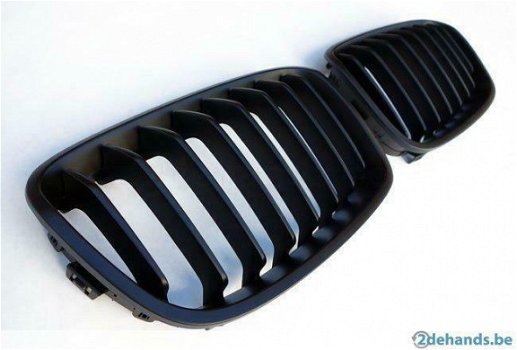 Bmw 1 Serie F20 F21 M1 Sport Nieren / Grill Zwart - 2