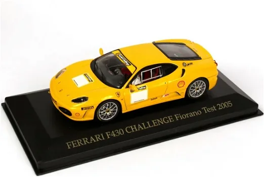 1:43 Ixo Ferrari 430 Challenge test Fiorano 2005 FER042 geel - 0