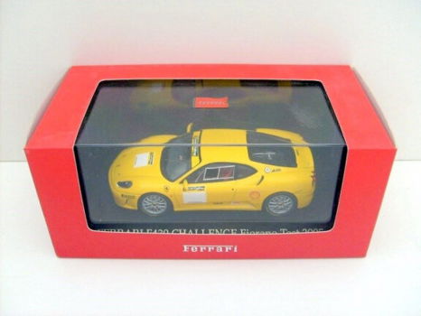 1:43 Ixo Ferrari 430 Challenge test Fiorano 2005 FER042 geel - 2