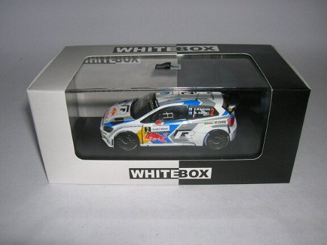 1:43 WhiteBox Volkswagen Polo R WRC winner France rally 2014 - 2