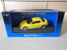 1:43 AutoArt Mazda RX-8 lighting yellow 55921