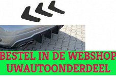 Mercedes C Klasse W204 AMG Pack Rear Diffuser Bars Versie 1