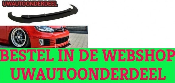 Golf 6 GTI GTD Voorspoiler Spoiler Carbon Pianolak Dsg R20 - 1