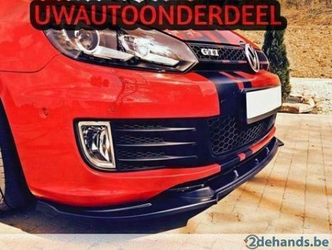 Golf 6 GTI GTD Voorspoiler Spoiler Carbon Pianolak Dsg R20 - 7