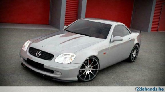 Voorspoiler spoiler Mercedes SLK R170 - 2