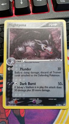 Mightyena 18/108 Rare ex power keepers gebruikt