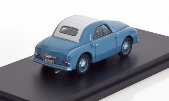 1:43 BoS Models 43035 Gutbrod Superior Coupe 1953 bluegrey - 1