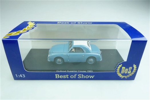 1:43 BoS Models 43035 Gutbrod Superior Coupe 1953 bluegrey - 2