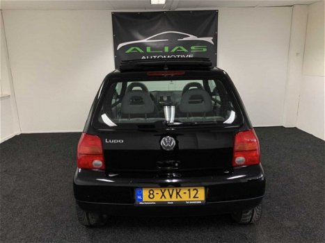 Volkswagen Lupo - 1.4 Comfortline 2003 Zwart / Open Dak / APK 2020 / NAP - 1