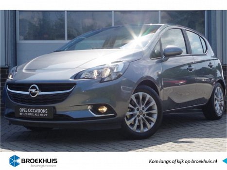 Opel Corsa - 1.0 TURBO 90PK 5-DRS ONLINE EDITION 2.0+ / NAVI / LEDER / CLIMA / LED / PDC / 16