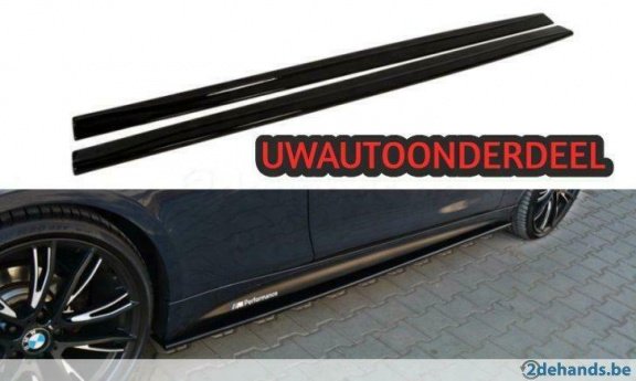 Bmw 4 Serie F32 Coupe Met M Pakket M4 M3 Side Skirt Diffuser - 4