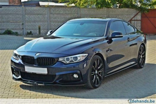 Bmw 4 Serie F32 Coupe Met M Pakket M4 M3 Side Skirt Diffuser - 5