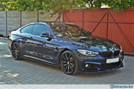 Bmw 4 Serie F32 Coupe Met M Pakket M4 M3 Side Skirt Diffuser - 6