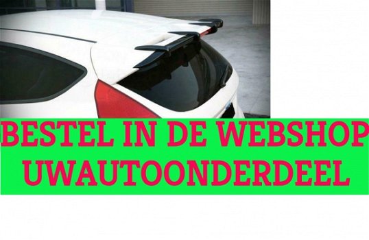 Ford Fiesta MK7 ST / ZETEC S Achterklep Spoiler Extention - 1