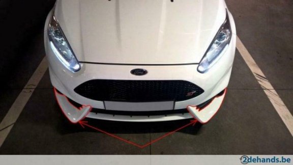 Ford Fiesta MK7 Voorbumper spoiler - 3