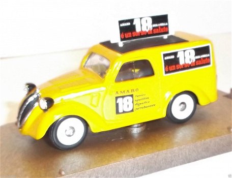 1:43 Brumm Fiat 500 Commerciale Delivery Amaro 1936 - 1949 - 1