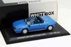 1:43 WhiteBox Lamborghini Jalpa Spyder Prototipo blauw