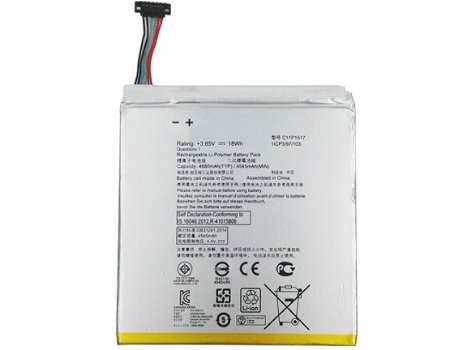 Batteria ASUS C11P1517 - 3.85V - 4545mAh/18Wh - Batteria tablet - 1