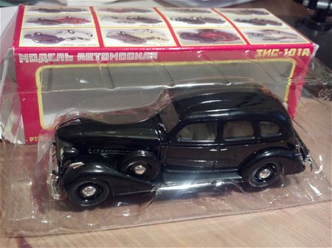 1:43 Nash ZIS 101A SIS 101 A zwart Russische oldtimer limo - 1