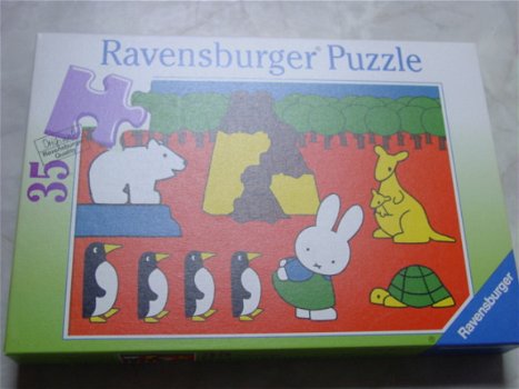 3 verschillende Ravensburger puzzels Nijntje - 3
