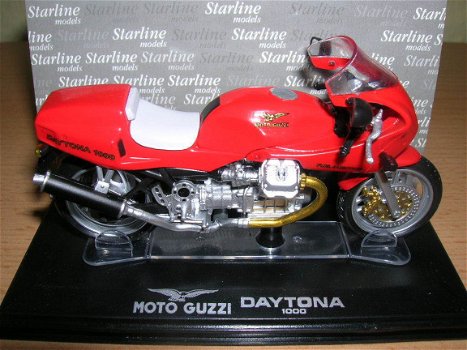 1:24 Starline 990134 Moto Guzzi Daytona 1000 rood - 1
