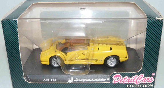 1:43 DetailCars Lamborghini Diablo Roadster geel - 2
