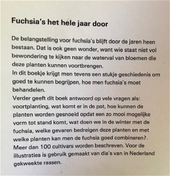 Fuchsia's het hele jaar door, Dr.J.E.Van Der Laan - 2