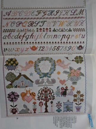 Creatief Handwerkboek - Libelle - 4/1977 + 2 x merklap - Afbeelding 2