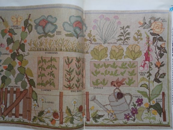 Creatief Handwerkboek - Libelle - 4/1977 + 2 x merklap - Afbeelding 5