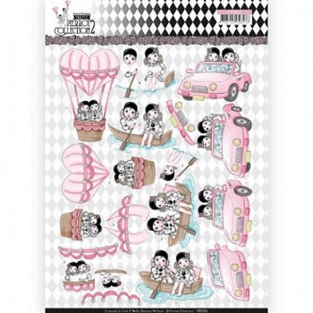 Yvonne Creations, Knipvel Pretty Pierrot 2 - Car trip ; CD11255 - 1