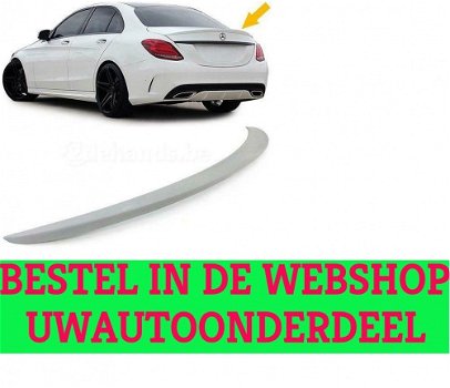 Mercedes C Klasse W205 AMG Look Achterklep Spoiler - 1