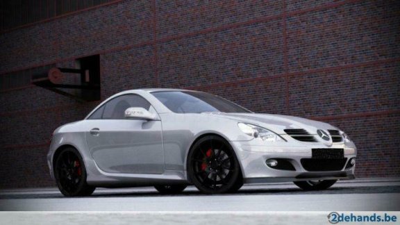 Mercedes SLK R171 180 200 250 350 AMG Voorspoiler spoiler - 2