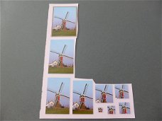 3D Knipvel 353, molen/pyramide