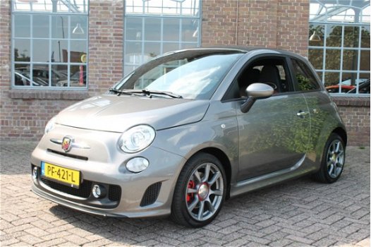 Fiat 500 C - 1.4-16V Abarth 2011 100.639KM 135PK Cabrio Airco Leder PDC LMV - 1