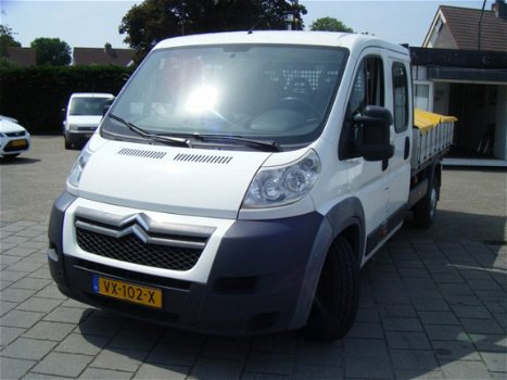 Citroën Jumper - 35 2.2 HDI L3 Zwaar DC VOORZIEN VAN DUBB.CABINE+OPEN LAADBAK BTW - 1