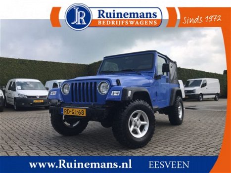 Jeep Wrangler - 2.5i 4x4 / TJ / NL AUTO / Soft top + Hardtop / Trekhaak / Stuurbekrachtiging - 1