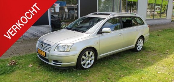 Toyota Avensis Wagon - 2.0 VVTi Linea Luna AIRCO OPEN DAK CRUISE APK 06-2020 TREKHAAK REGENSENSOR - 1