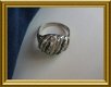 Mooie zilveren design ring : grillig - 3 - Thumbnail
