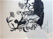 Mooi antiek knipwerk, knipselkunst, papierknipkunst, silhouet, 1929 - 1 - Thumbnail