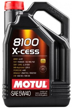 Motorolie MOTUL 102870 5W40 8100 X CESS 5L - 1