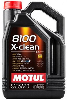 Motorolie MOTUL 102051 5W40 5L 8100 X-CLEAN C3 - 1