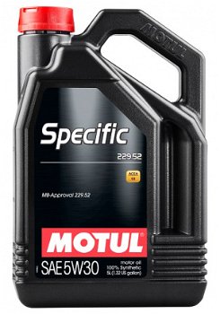 Motorolie MOTUL 104845 5W30 5L SPECIFIC 229.31 229.51 229.52 - 1