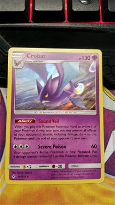 Crobat  66/214 Holo sm Unbroken Bonds