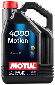 Motorolie MOTUL 100295 15W40 4000 5L - 1