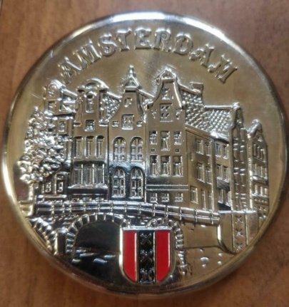 Amsterdam metaal flesopener magneet - nieuw - nr. 1