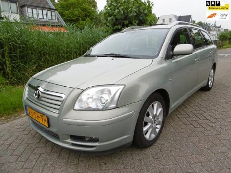 Toyota Avensis Wagon - 1.8 VVTi Linea Luna Automaat Leder Clima Cruise Trekhaak 1300kg - 1