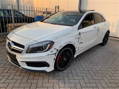 Mercedes-Benz A-klasse - 45 AMG 4MATIC Edition 1 Pano xenon schade A45 AMG - 1